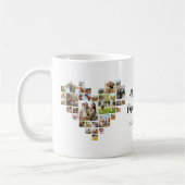 Creëer uw eigen hartvormige fotocollage koffiemok (Links)