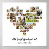 Creëer uw eigen hartvormige fotocollage poster (Voorkant)