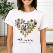 Creëer uw eigen hartvormige fotocollage t-shirt