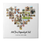 Creëer uw eigen hartvormige fotocollage tegeltje (Voorkant)