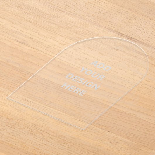 Creëer uw eigen heldere acryluitnodigingen acryl uitnodigingen (Laagn)