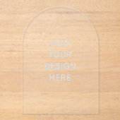 Creëer uw eigen heldere acryluitnodigingen acryl uitnodigingen (Voorkant)