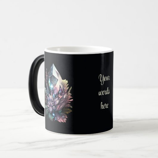 Creëer Uw eigen heldere kristallen Magische Mok (Voorkant links)