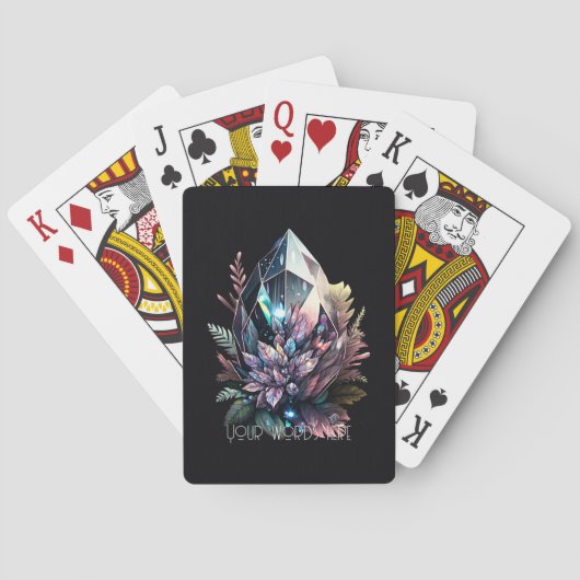 Creëer Uw eigen heldere kristallen Pokerkaarten (Achterkant)