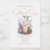 Creëer Uw eigen hemelaltaar Voedselcontainer Etiket (Enkel label)