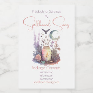 Creëer Uw eigen hemelaltaar Voedselcontainer Etiket