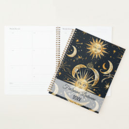 Creëer Uw Eigen  Hemelblauw & Goud Planner