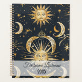 Creëer Uw Eigen  Hemelblauw & Goud Planner (Voorkant)