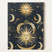 Creëer Uw Eigen  Hemelblauw & Goud Planner (Achterkant)