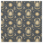 Creëer Uw Eigen  Hemelblauw & Goud Stof (Swatch)