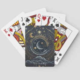 Creëer Uw eigen hemellandschap Lunar Pokerkaarten