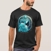 Creëer Uw eigen hemelse aquarius zodiac T-shirt (Voorkant)