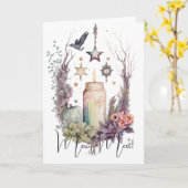 Creëer Uw eigen hemelse herfst Rozen Kaart (Gele Bloem)