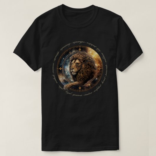 Creëer Uw eigen hemelse Leo Zodiac T-shirt (Design voorkant)