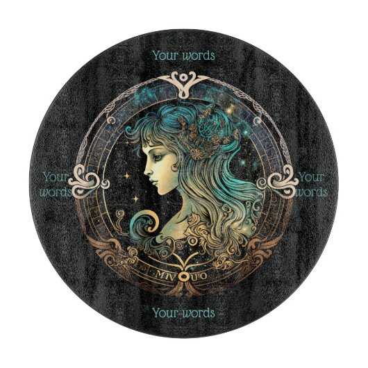 Creëer Uw eigen hemelse Maagd glas altaarbord Snijplank (Voorkant)