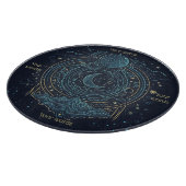 Creëer Uw eigen hemelse manen & bergaltaar Snijplank (Hoek)