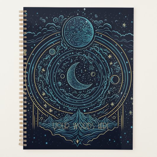 Creëer Uw eigen hemelse manen & bergen Planner (Voorkant)