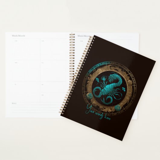 Creëer Uw eigen hemelse Schorpioen Zodiac Planner (Display)