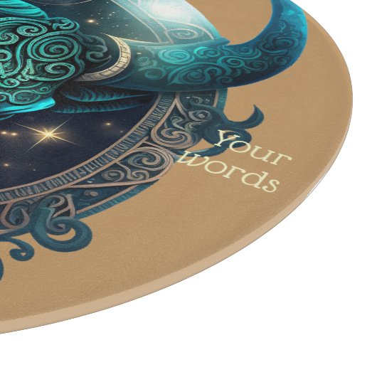 Creëer Uw eigen hemelse taurus glazen altaarbord Snijplank (Hoek)