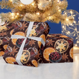 Creëer uw eigen hete kerstcider cadeaupapier