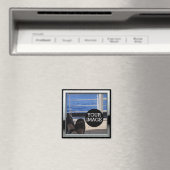 Creëer Uw Eigen Hier in Chrome-Stijl Lijst Magneet (Insitu (Vaatwasser))