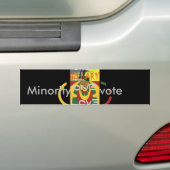 Creëer uw eigen hillary Stronger Together-tekst Bumpersticker (Op auto)