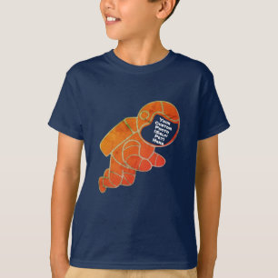 Creëer Uw eigen Hipster Aangepaste Fotoastronaut  T-shirt