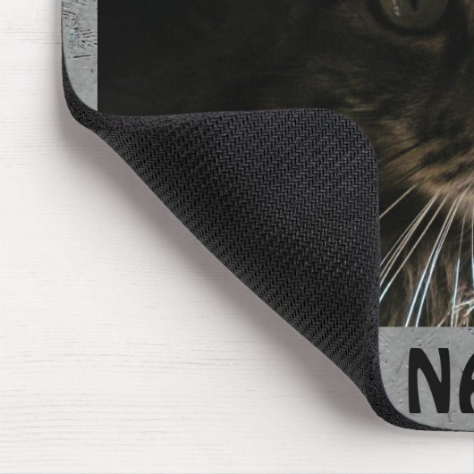 Creëer uw eigen "Hobo"-tekst/grijze laat Muismat (Hoek)