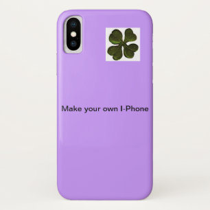 Creëer Uw eigen  Hoesje! Violet iPhone X Hoesje
