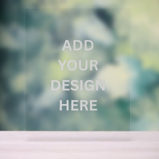 Creëer uw eigen hoge kwaliteit acryl teken acryl bord (Neutraal)