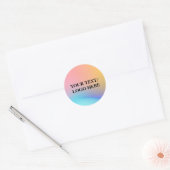 CREËER UW EIGEN HOLOGRAFISCH RONDE STICKER (Envelop)