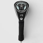 Creëer uw eigen hond foto gepersonaliseerd golfheadcover (Voorkant)
