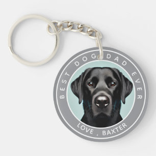 Creëer uw eigen hond foto gepersonaliseerd sleutelhanger