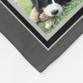Creëer uw eigen hond huisdier foto collage monogra fleece deken (Hoek)