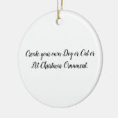 Creëer uw eigen hond/kat/kerstversiering keramisch ornament (Links)