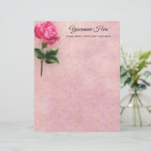 Creëer Uw eigen Hot Pink Roos (Staand voorkant)