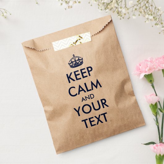 Creëer uw eigen HOUD KALM Bedankzakje (Gezegeld)
