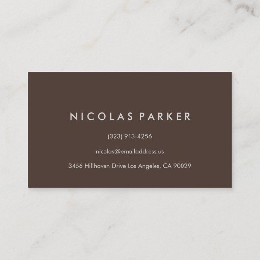 Creëer Uw eigen houten vloer 2 Visitekaartje (Achterkant)