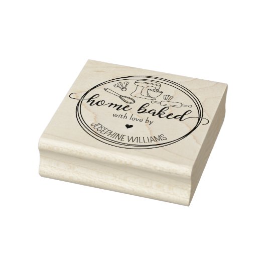 Creëer Uw eigen huis gebakken met liefde Rubberstempel (Stempel)