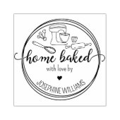 Creëer Uw eigen huis gebakken met liefde Rubberstempel (Afrduk)