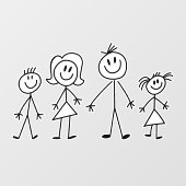 Creëer Uw eigen huis- of motormodelfamilie Raamsticker (Vel)