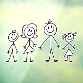 Creëer Uw eigen huis- of motormodelfamilie Raamsticker (Vel 3)