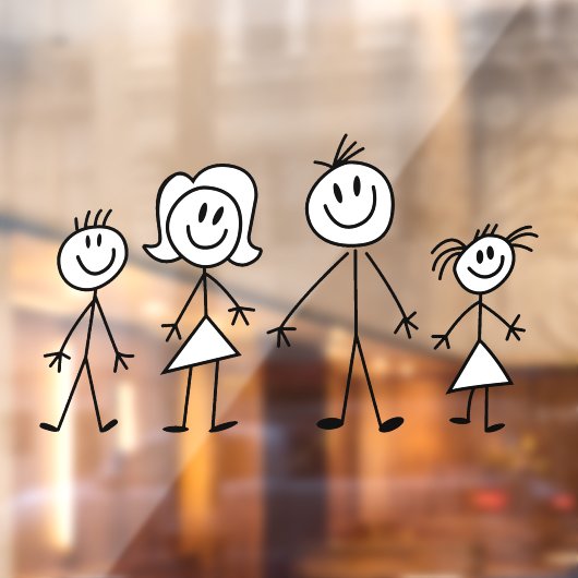 Creëer Uw eigen huis- of motormodelfamilie Raamsticker (Vel 2)