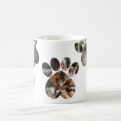 Creëer Uw Eigen Huisdier Fotocollage Custom Cat Do Koffiemok (Center)