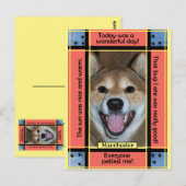 Creëer Uw Eigen Huisdier Hond Kat Foto Grappige Te Briefkaart (Voorkant / Achterkant)