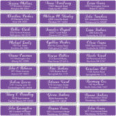 Creëer Uw eigen huwelijksbezoek Adres Koninklijk P Sticker (Voorkant)