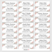 Creëer Uw eigen huwelijksbezoeker Sticker (Vel)