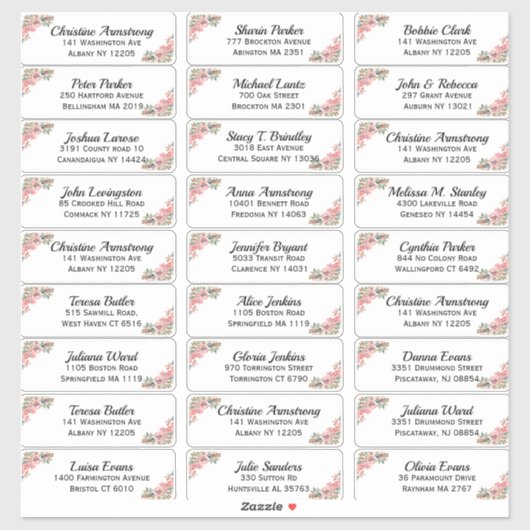 Creëer Uw eigen huwelijksbezoeker Sticker (Vel)