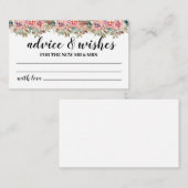 Creëer uw eigen huwelijksraad en wenskaart advieskaart (Voorkant / Achterkant)