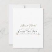 Creëer Uw eigen huwelijksuitnodigingen 4,25 x 5,5  Kaart (Voorkant)